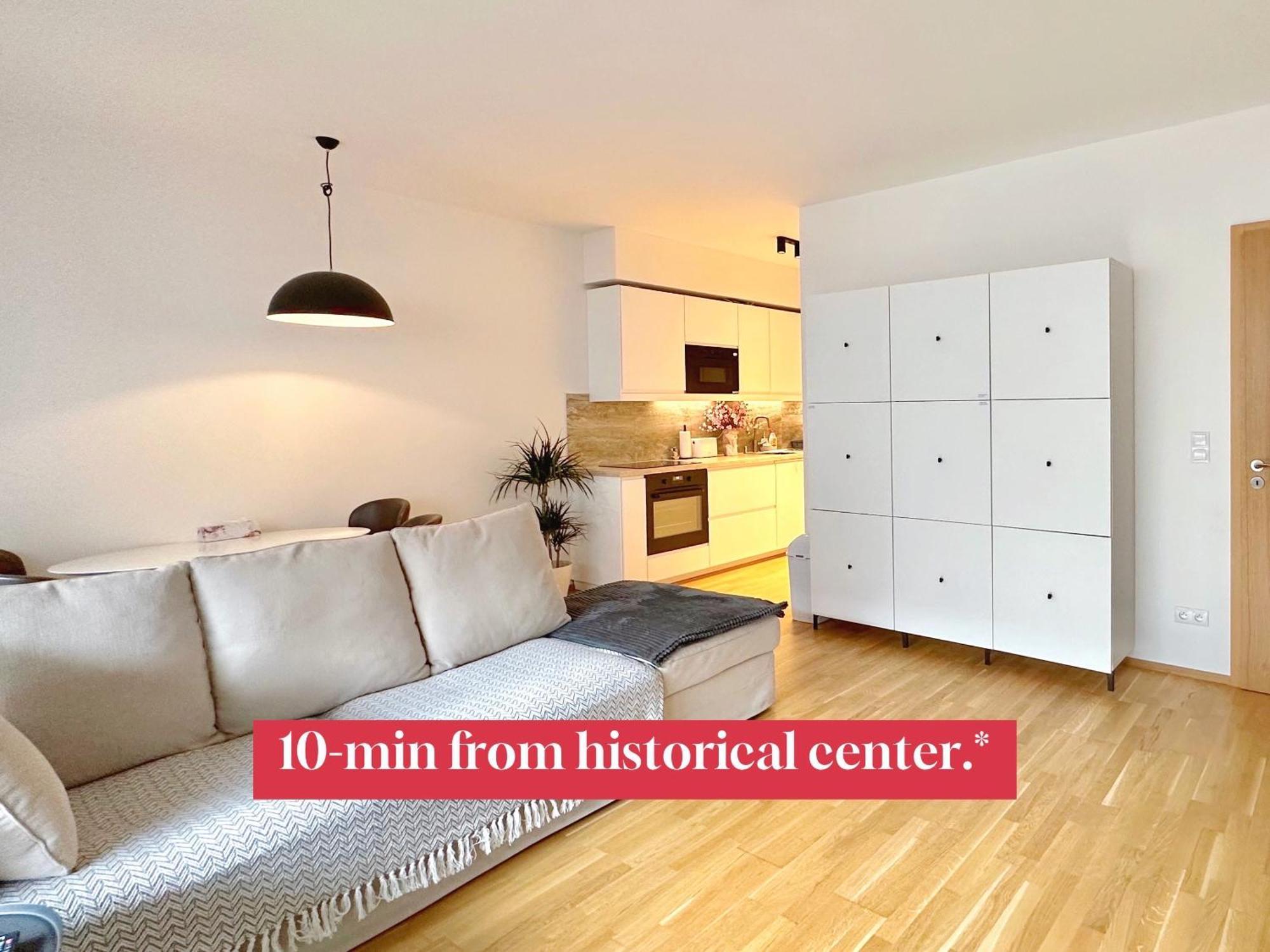 Apartment With Free Parking In Prag Exteriör bild